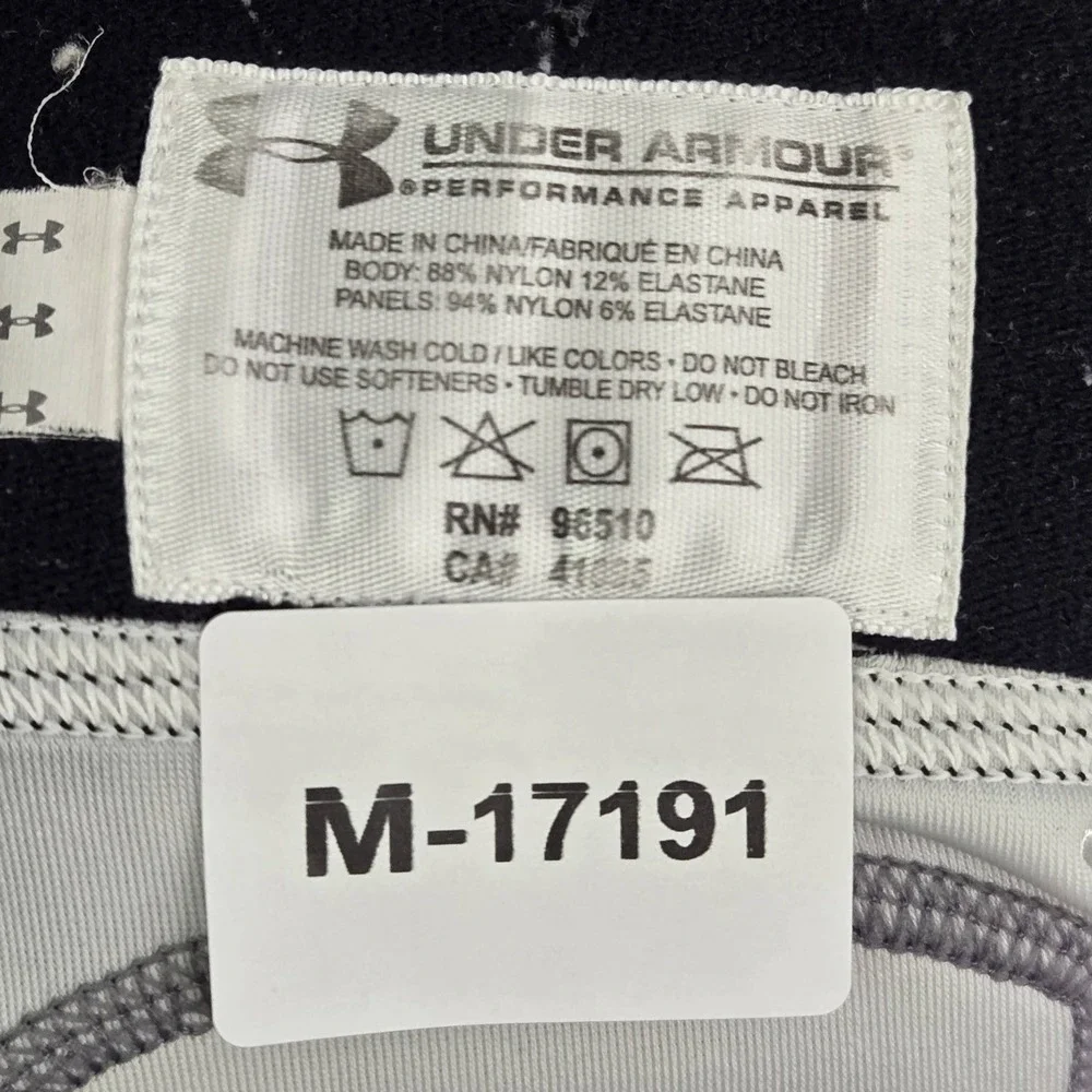 Under Armour Men Pants Boy White Nylon Polyester Padded Football Girdle Logo
